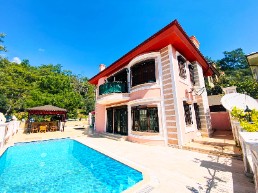 vollständig freistehende villa mit pool zu verkaufen in camiavlu mevkii