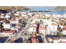  for sale furnished 3+1 duplex apartment on the main street, 500 m to the sea