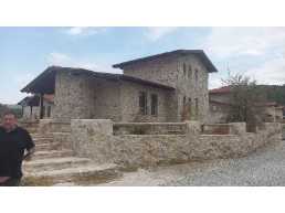 villa for sale in the form of a wonderful stone house in marmaris akya