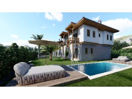 2+1 new villa for sale in mugla gokova village