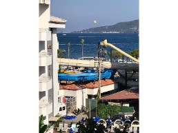 for sale: 1+1 apartment 50 meters from the sea with sea & mountain views